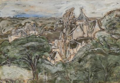 Robert de MONTESQUIOU (1855-1921)
Landscape
Watercolor...