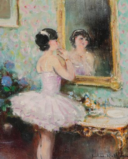 Jules René HERVÉ (1887-1981)
Dancer
Oil on...