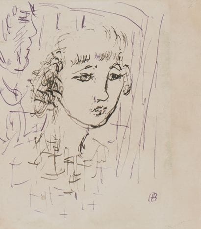 Pierre BONNARD (1867-1947)
Renee Monchaty
Ink...