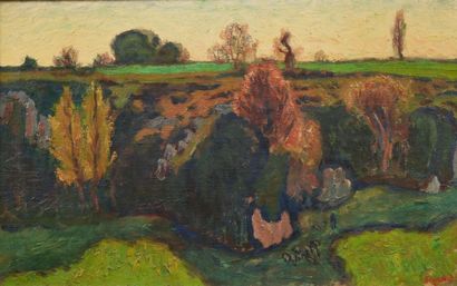 René SEYSSAUD (1867-1952)
The Touloubre river...