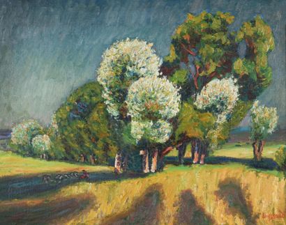 René SEYSSAUD (1867-1952)
The big trees
Oil...