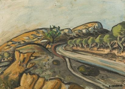 Auguste CHABAUD (1882-1955)
Landscape
Oil...