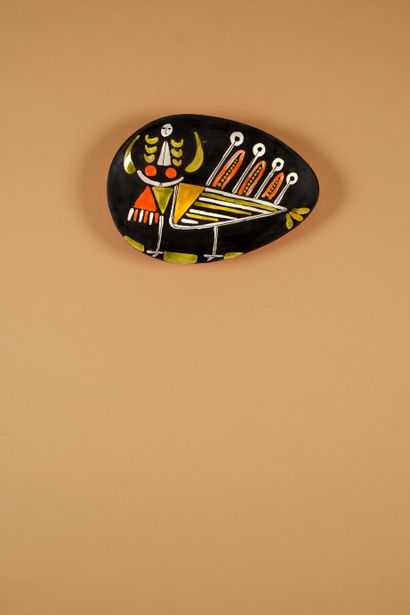 Roger CAPRON (1922-2006)
Plat
Céramique
Signée...