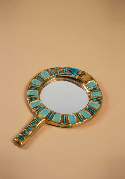 Mithé ESPELT (1923-2020)
Miroir dit Ourobouros
Terre...