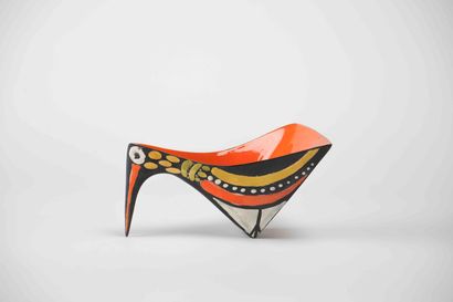 Roger CAPRON (1922-2006)
Coupe dite Oiseau
Céramique
Signée...