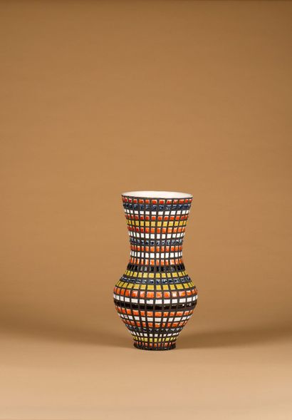 Roger CAPRON (1922-2006)
Vase dit Pyjama
Céramique
Signée...