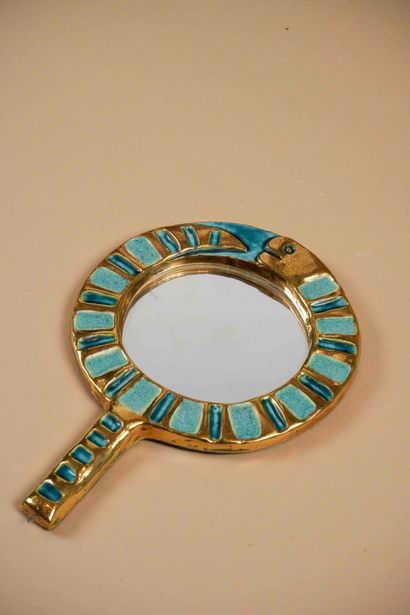Mithé ESPELT (1923-2020)
Miroir dit Ourobouros
Terre...