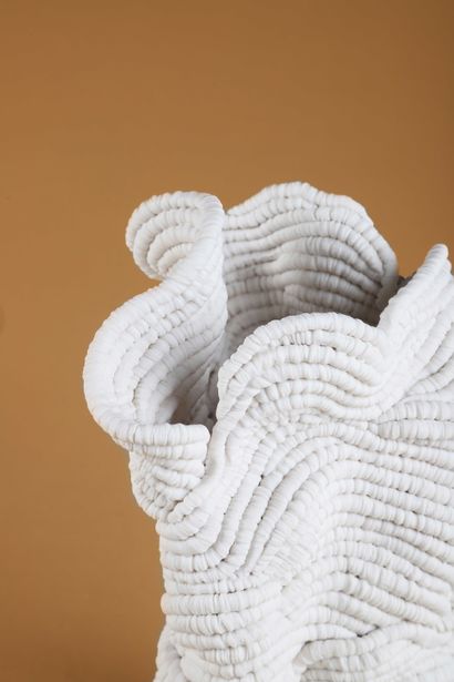 Leah KAPLAN (XX) 
Vase de la collection Crewel...