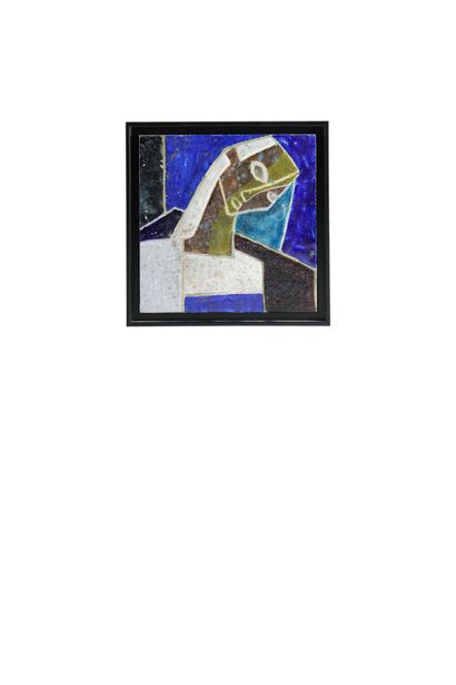 Francesca GUERRIER (1926-2011)
Panneau Mural
Céramique
Feutrine...