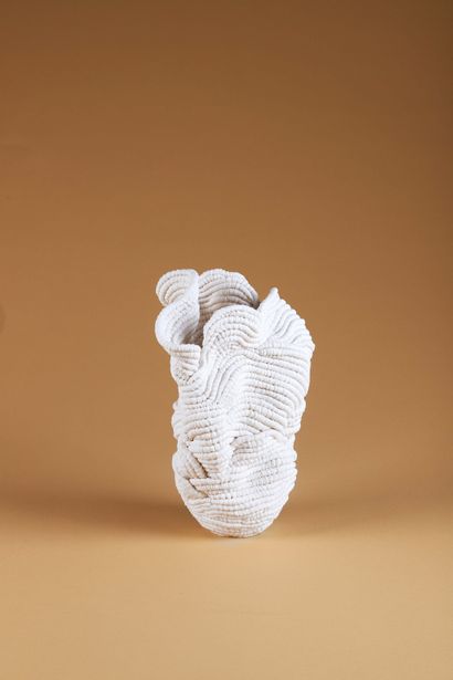 Leah KAPLAN (XX) 
Vase de la collection Crewel...
