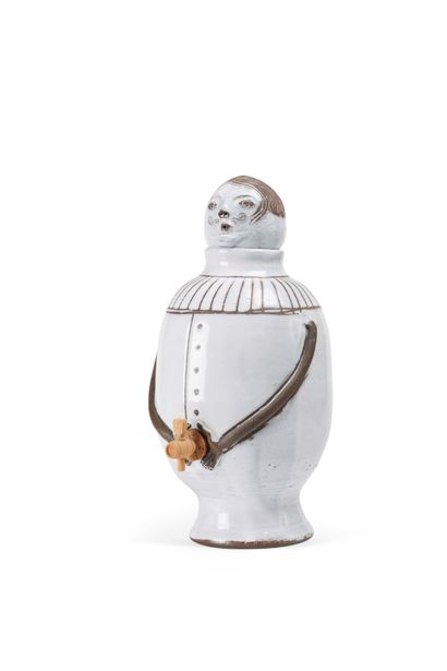 Albert THIRY (1932-2009)
Vinaigrier anthropomorphe
Céramique
Signée...