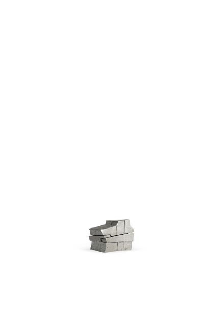 Michel ANASSE (1935-2020)
Volume éclaté
Aluminium
Signée...