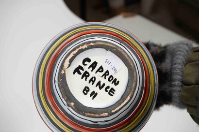 Roger CAPRON (1922-2006)
Vase dit Bouteille
Céramique
Signée...