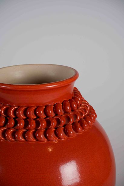 Pol CHAMBOST (1906-1983)
Important vase
Céramique
Marquée...