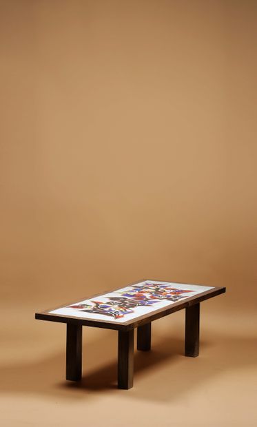 Jean LURÇAT (1892-1966)
Table 
Céramique,...