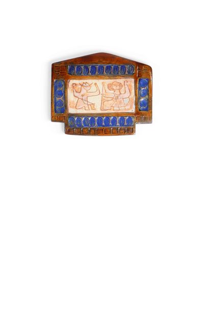 Eugène FIDLER (1910-1990)
Panneau mural
Céramique
Signée...