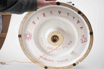 Roger CAPRON (1922-2006)
Rare lampe dite...
