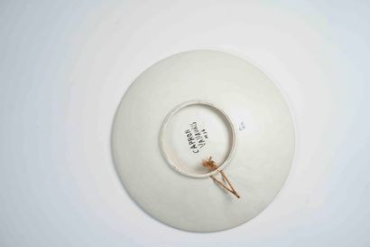 Roger CAPRON (1922-2006)
Plat dit Taureau
Céramique
Signée...
