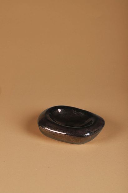 Denise GATARD (1908-1991) 
Coupe
Céramique
Monogrammée...