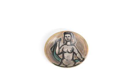 Coupe dite Femme
Céramique
Cachet Madoura...