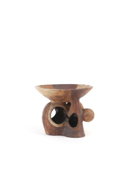 Jean DERVAL (1925-2010) Cup Stoneware Signed...
