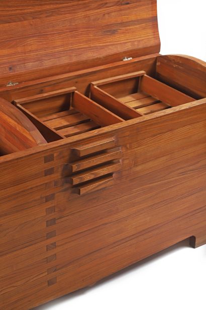Pierre CHAPO (1927-1987) Rare chest called...