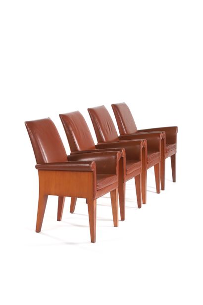 Philippe STARCK (1949) Suite de 6 fauteuils...
