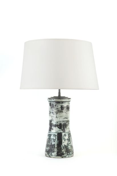 Jacques BLIN (1920-1995) Vase mounted in...