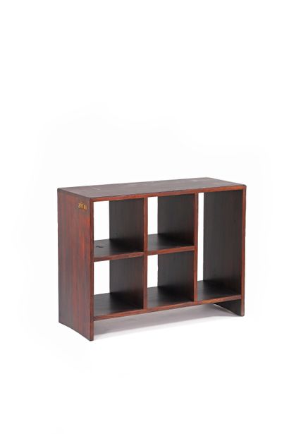 Pierre JEANNERET (1896-1967) File rack Teak...
