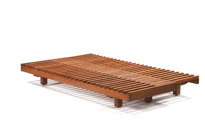 Pierre CHAPO (1927-1987) Pull-out bench known...