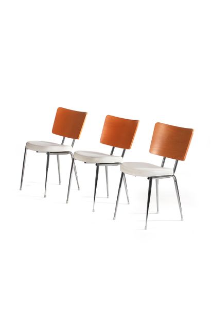 Philippe STARCK (1949) Suite de 4 chaises...