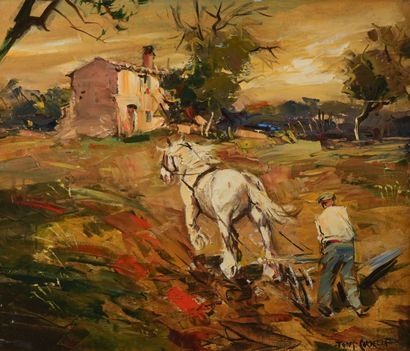 Tony CARDELLA (1898-1976)
Le labour
Huile...