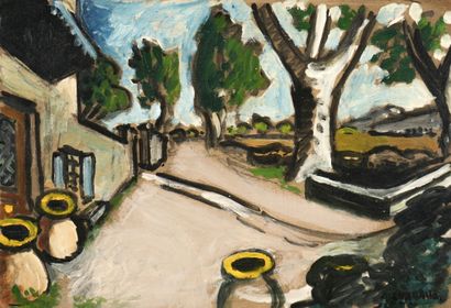 Auguste CHABAUD (1882-1955)
Jarres derrière...