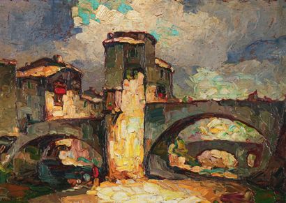 Louis PASTOUR (1876-1948)
Le pont
Huile sur...