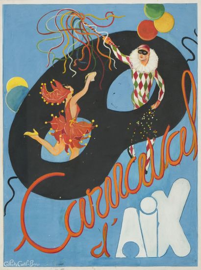 Gilberte CURTIL-BOYER (XX)
Le Carnaval d’Aix....