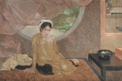 LE PHO (1907-2001)
Jeune vietnamienne alanguie....