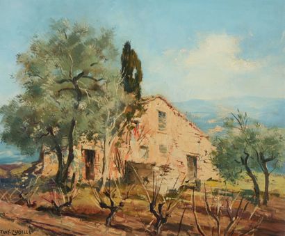 Tony CARDELLA (1898-1976)
Chaumière
Huile...