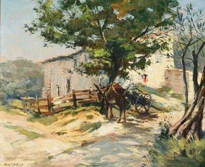 Tony CARDELLA (1898-1976)
Devant le mas
Huile...