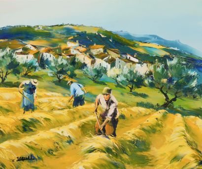 Christian JEQUEL (1935)
La moisson
Huile...