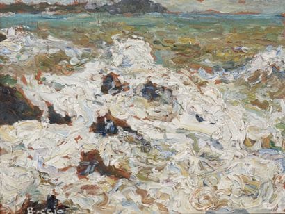 Emilio BOGGIO (1857-1920)
Mer écumeuse sur...