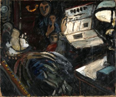 Auguste CHABAUD (1882-1955)
Grand-mère lisant
Huile...