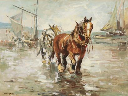 Tony CARDELLA (1898-1976)
Chevaux sur le...