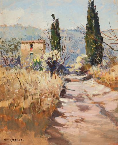 Tony CARDELLA (1898-1976)
Le chemin
Huile...
