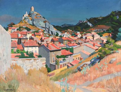 Edmond ASTRUC (1878-1977)
Vue de Simiane...