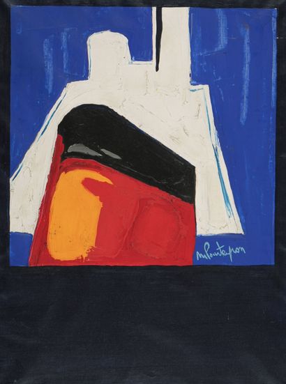 Michel POURTEYRON (1938-2011)
Bateaux dans...