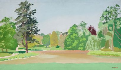 Alfred LOMBARD (1884-1973)
Paysage. Circa...