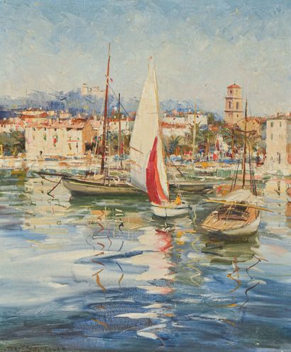Tony CARDELLA (1898-1976)
Le port de Saint...