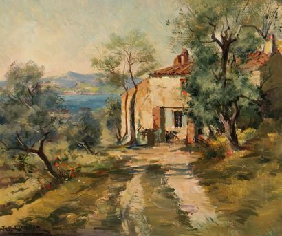Tony CARDELLA (1898-1976)
Maison en bord...