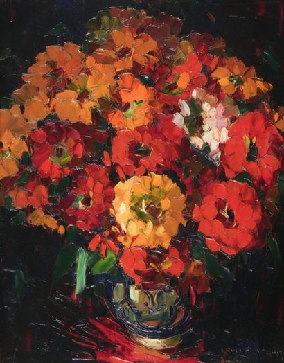 Louis PASTOUR (1876-1948)
Bouquet de fleurs
Huile...