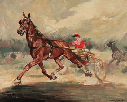 Tony CARDELLA (1898-1976)
Le jockey
Huile...